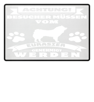 Eurasier Fußmatte 