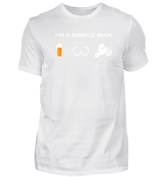 simple man like boobs bier beer titten motorcross biker motorcycle