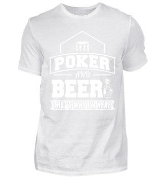 Funny Poker Shirt And Beer