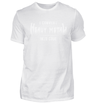 Convert Heavy Metal Into Code T-Shirt