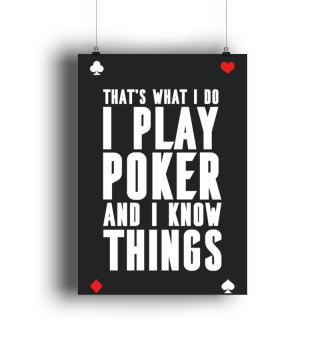 Poker Zitat Poster