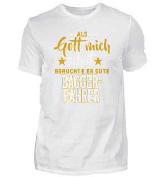 Digger driver gift shirt excavator