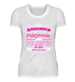 Polizistin Prinzessin Idee Geschenk 