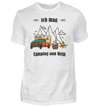 Camping Truck und Wein