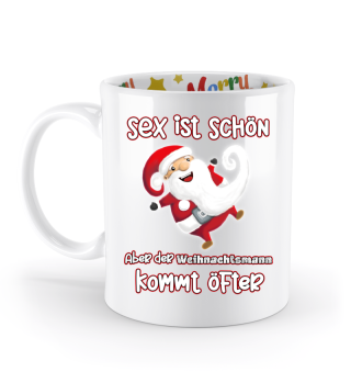 SEX ist schön, Weihnachten Tasse