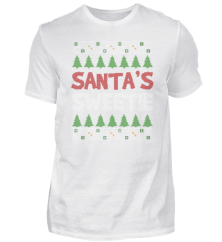 Santa's Sweetie Ugly Christmas Merch