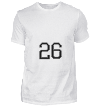 Nummer 26 American Football, Fußball, Sp
