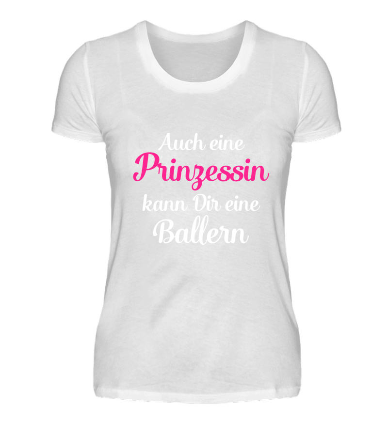 PRINZESSIN Spruch, Sprüche Damen Basic Shirt Shirtee.de / Online