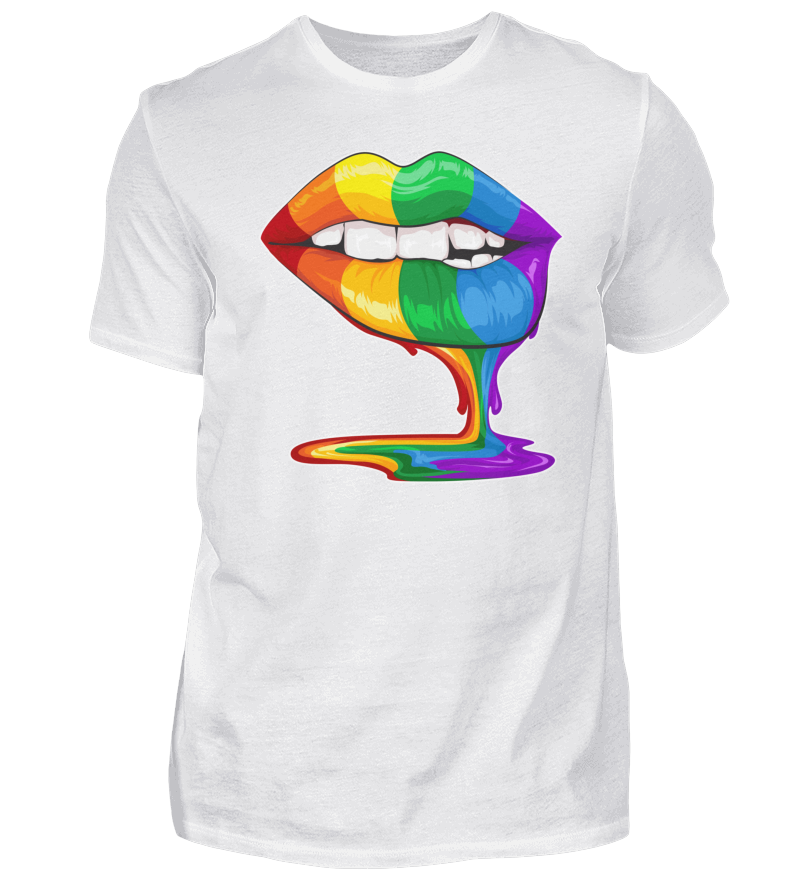 Shrtracer T-Shrt De Welt St Bunt – Regenbogen Farben LGBT Kledung