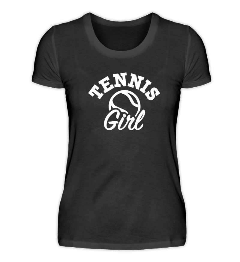 Tennis Damen Basic TShirt Shirtee.de / Online Custom T Shirts