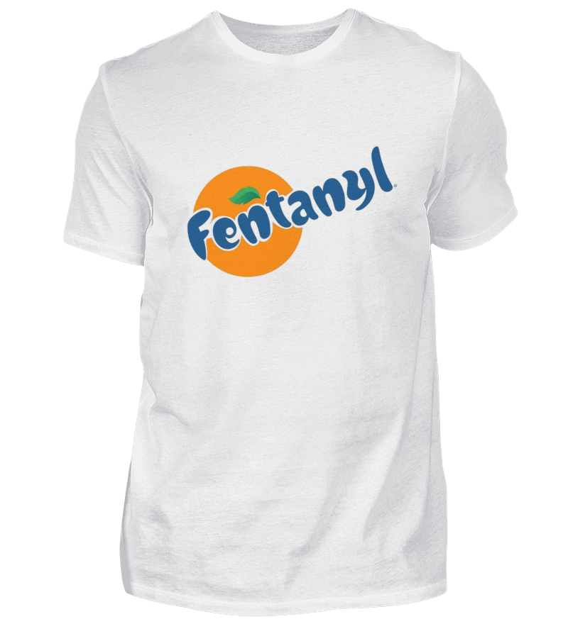 Fentanyl Fanta T Shirt Herren Basic T Shirt Shirtee Online Custom T Shirts Design Maker T Shirt Printing Shirtee